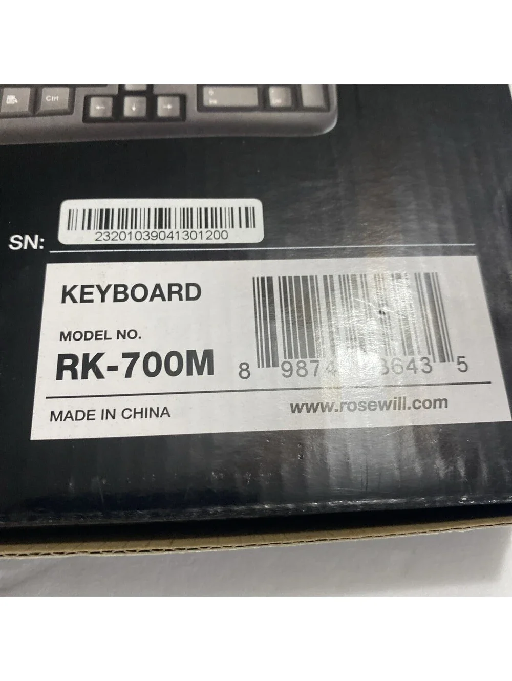 Rosewill Rk-700m USB Keyboard Membrane Keys Black Multimedia Keyboard New